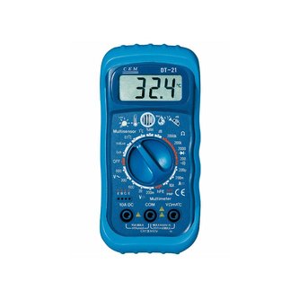 Digitální multimetr, max 600V DC/AC, 10A DC, 2MOhm, 1300°C, 1000 lux