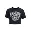 T-shirt Collegiate Crest Crop SS Grey - Under Armour - Velikost: S