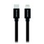 Swissten Datový Kabel Textile USB-C / Lightning 1,2 M Černý