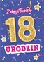 Karnet Urodziny 18