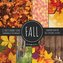 Fall Scrapbook Paper Pad 8x8 Scrapbooking Kit for Papercrafts, Cardmaking, Printmaking, DIY Crafts, Nature Themed, Designs, Bord