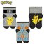 SADA 3 KS PONOŽKY POKÉMON - velikost 31-34