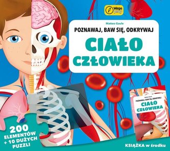 Poznawaj baw się odkrywaj Ciało człowieka Puzzle+książka