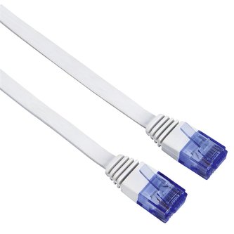Hama síťový patch kabel Cat6, UTP, plochý, 5 m