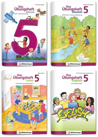 Sicher ins 6. Schuljahr - Sparpaket: Rechnen - Schreiben - Lesen - Grammatik - Englisch · Klasse 5