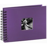 Hama album klasické spirálové FINE ART 24x17 cm, 50 stran, lila