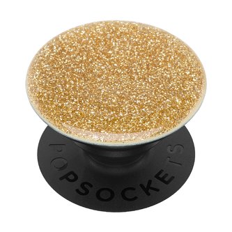 PopSockets PopGrip Gen.2, Glitter Gold, zlaté třpytky zalité v pryskyřici