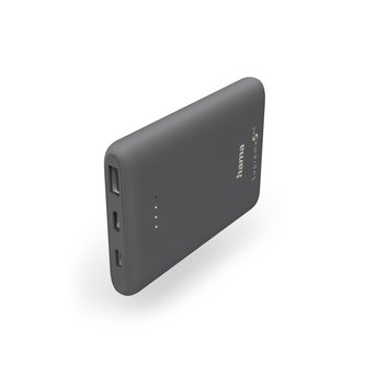 Hama Supreme 5HD, powerbanka 5000 mAh, 2,1 A, výstup: USB-A