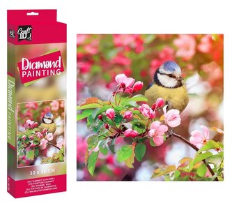 Diametowy obraz - Ptak 30x30cm Diametowy obraz - Ptak 30x30cm