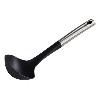 Xavax naběračka, nerez/nylon, stříbrná/černá