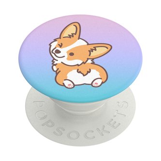 PopSockets PopGrip Gen.2, Cheeky Corgi, psík na barevném podkladu