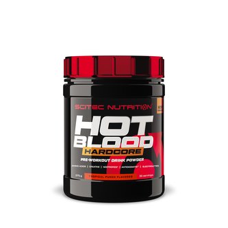 Scitec Nutrition Hot Blood Hardcore 375 g tropical punch (tropický punč)
