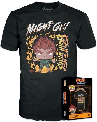 Funko Boxed Tee: Naruto- 8 Gates Guy- XL