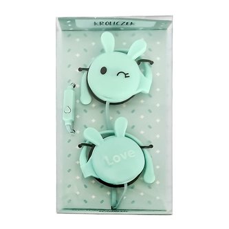 Słuchawki zajączek niebieski