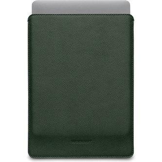 Woolnut kožené Sleeve pouzdro pro 14" MacBook Pro tmavě zelené