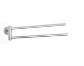 KELA Držák ručníků ABRAMO eloxovaný hliník O5cm, délka 43cm KL-22938