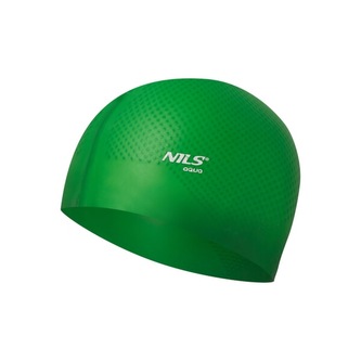 NQC DOTS ZELENÁ SILIKONOVÁ ČEPICE NILS AQUA
