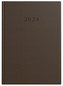 Kalendarz 2024 książkowy A5 Standard DTP brązowy