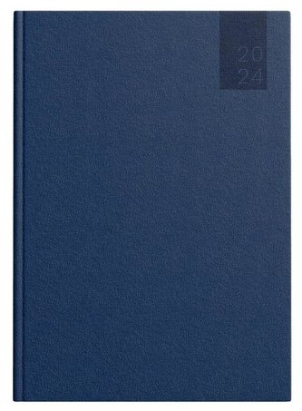 Kalendarz 2024 książkowy A5 Basic DTP granatowy