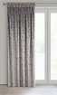 Dekorační vzorovaný závěs s řasící páskou TAVRIJA šedá 135x270 cm (cena za 1 kus) MyBestHome