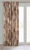 Dekorační vzorovaný závěs s řasící páskou ELENA cihlová 140x270 cm (cena za 1 kus) MyBestHome