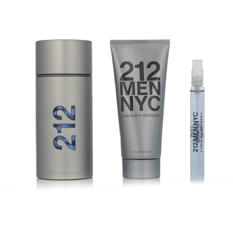 Carolina Herrera 212 Men EDT 100 ml + EDT MINI 10 ml + ASG 100 ml M