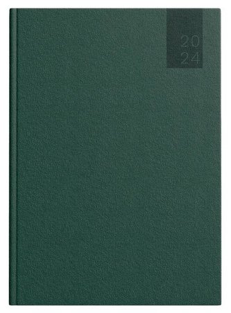 Kalendarz 2024 książkowy A5 Basic DTP ciemnoziel.