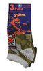 SADA 3 KS PONOŽKY SPIDERMAN - velikost 27-30