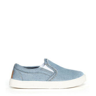 Oldcom Slip-On BOSTON Světlě modré Teen Velikost: 33, Barva: Modrá