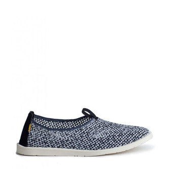 Oldcom Slip-On SUMMER Černo-Bílé Velikost: 39, Barva: Černá