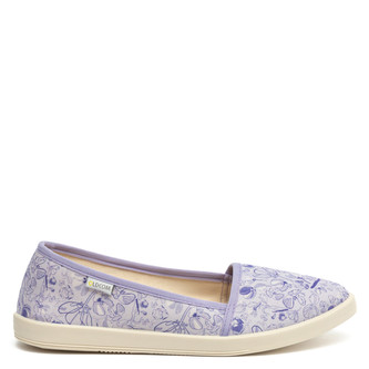 Oldcom Espadrilky PRINT Květované Velikost: 40, Barva: Fialová