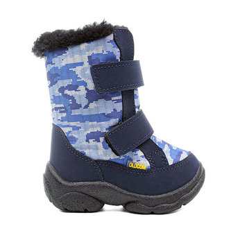 Oldcom Dětské Zimní Boty ALASKA Military Velikost: 31, Barva: Modrá