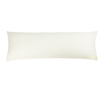 POVLAK na relaxační polštář - bílá káva - 55x180 cm (povlak na zip)