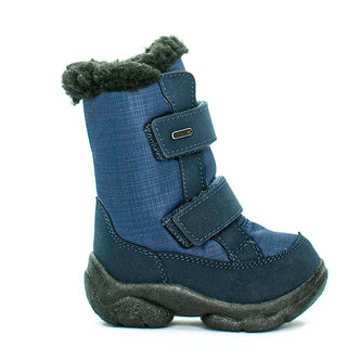 Oldcom Dětské Zimní Boty ALASKA Navy Velikost: 27, Barva: Modrá