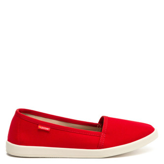 Oldcom Espadrilky CANVAS Červené Velikost: 38, Barva: Červená