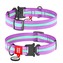 WAUDOG obojek nylonový Glow fialový Fastex QR (37-58cm/2,5cm)