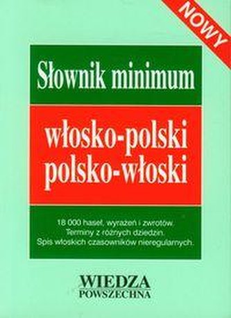 Słownik minimum polsko-włoski, włosko-polski Słownik minimum polsko-włoski, włosko-polski