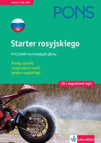 Starter Rosyjskiego + płyta CD z nagraniami mp3 PONS Starter Rosyjskiego + płyta CD z nagraniami mp3 PONS