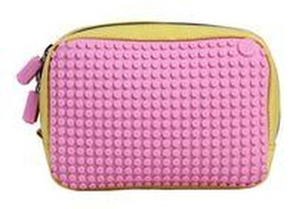 Kosmetyczka Pixelbags wodoodporna żółto-różowa Kosmetyczka Pixelbags wodoodporna żółto-różowa