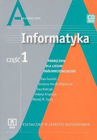 Informatyka Część 1 podręcznik ZR pack(CD) LO