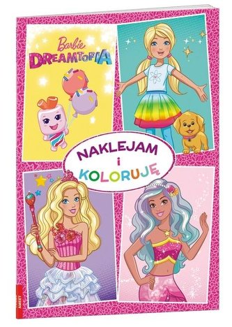 Barbie Naklejam i koloruję