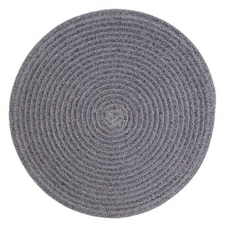 Prostírání kulaté LIMA šedá O 38 cm Mybesthome