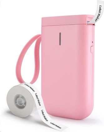 Niimbot Tiskárna štítků D11 Smart, růžová + role štítků