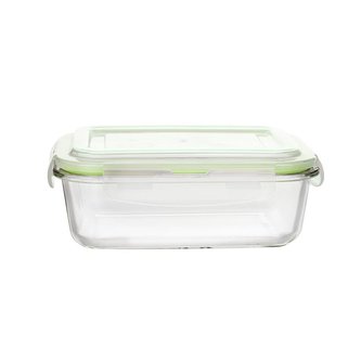 SKLENĚNÁ NÁDOBA NA POTRAVINY FRIGO OBDÉLNÍKOVÁ 2260ML