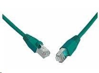 Solarix Patch kabel CAT5E SFTP PVC 3m zelený snag-proof C5E-315GR-3MB