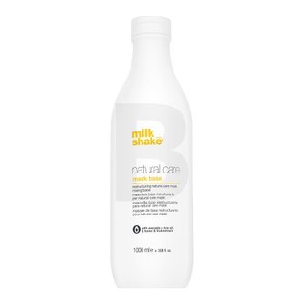 Vlasová kosmetika  v naší nabídce nese jména těch nejslavnějších kadeřnických značek. Masky na vlasy značky Milk_Shake z kolekce Natural Care byly vytvořeny pro poškozené vlasy speciálně pro ženy. Tento kadeřnický zázrak má objem 1000 ml.