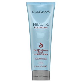 L’ANZA Healing ColorCare De-Brassing Blue Conditioner tónovací kondicionér pro hnědé odstíny 250 ml