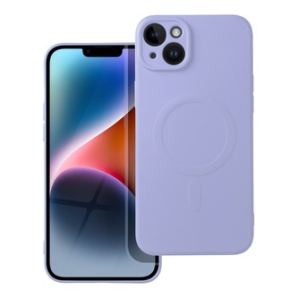 Smarty Mag silikonový kryt s MagSafe iPhone 14 Plus fialový