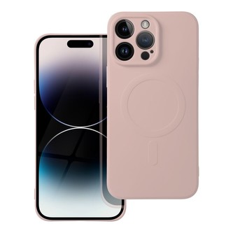 Smarty Mag silikonový kryt s MagSafe iPhone 14 Pro Max růžový