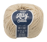 Příze ALLY cotton - světle béžová - 50g / 140 m